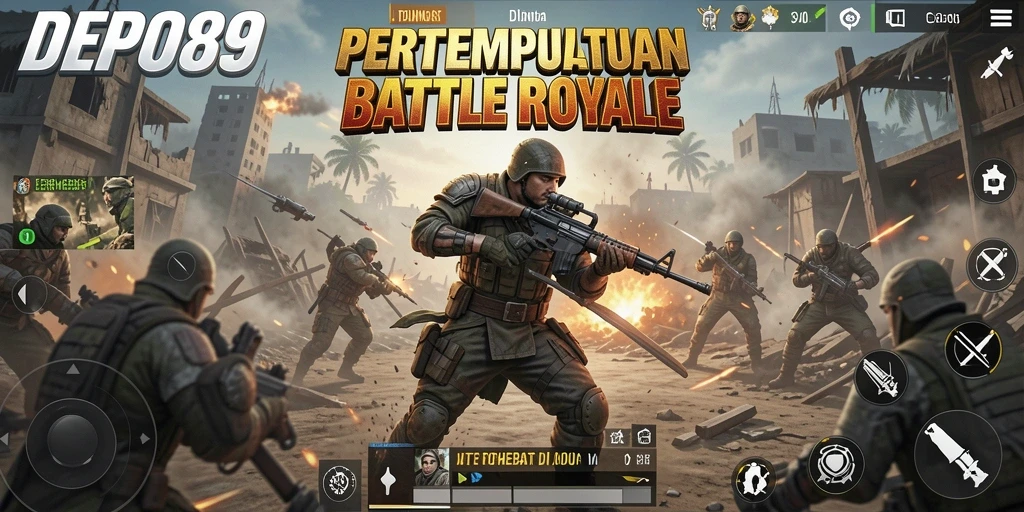 Gameplay seru dengan pertempuran intens di DEPO89.