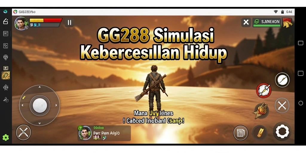 Screenshot gameplay GG288 menunjukkan simulasi kehidupan yang seru.