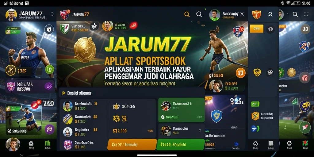 Tampilan gameplay JARUM77 yang menarik untuk taruhan olahraga.