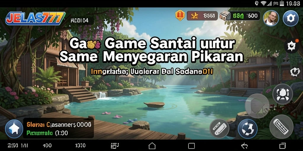 Tampilan gameplay <strong>JELAS777</strong> yang cerah dan menarik.