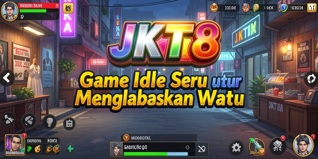 Tangkapan layar JKT8 menunjukkan gameplay Idle yang menarik.