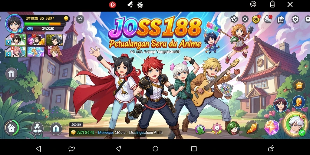 Screenshot menampilkan aksi pertarungan seru dalam JOSS188.