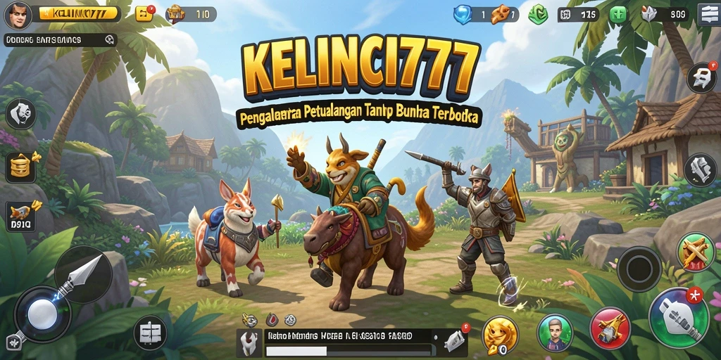 Tampilan gameplay memukau dalam dunia terbuka KELINCI777.
