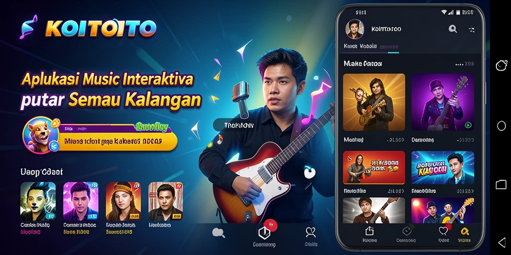 Tampilan gameplay interaktif KOITOTO yang seru dan mendidik.