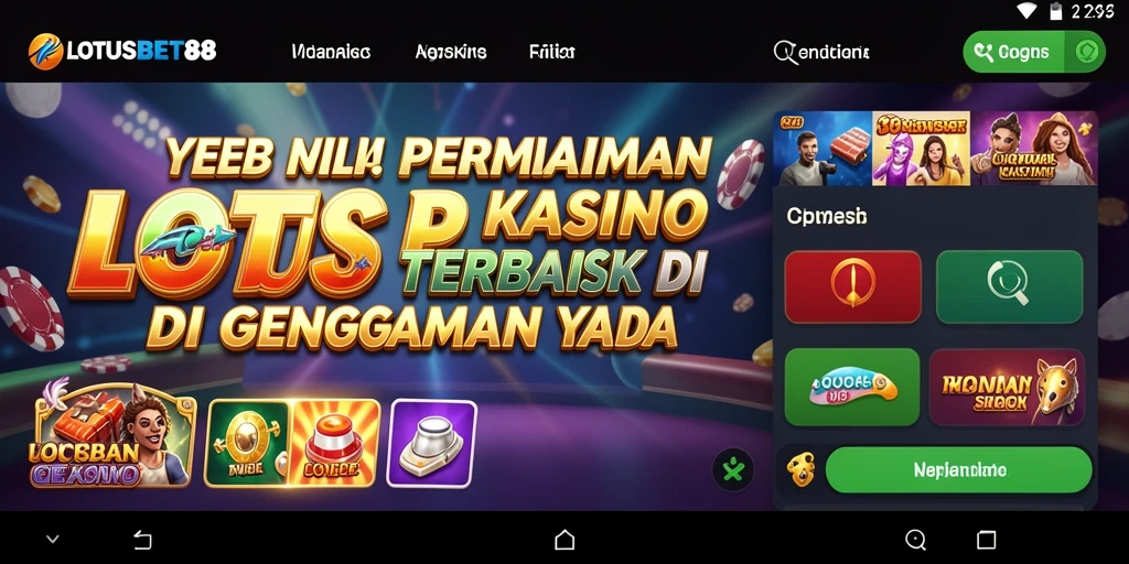 Pengalaman bermain Kasino yang seru dan menyegarkan di LOTUSBET88.