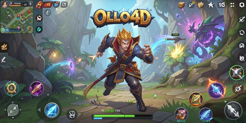 Tampilan gameplay seru dalam dunia ARPG yang menantang.
