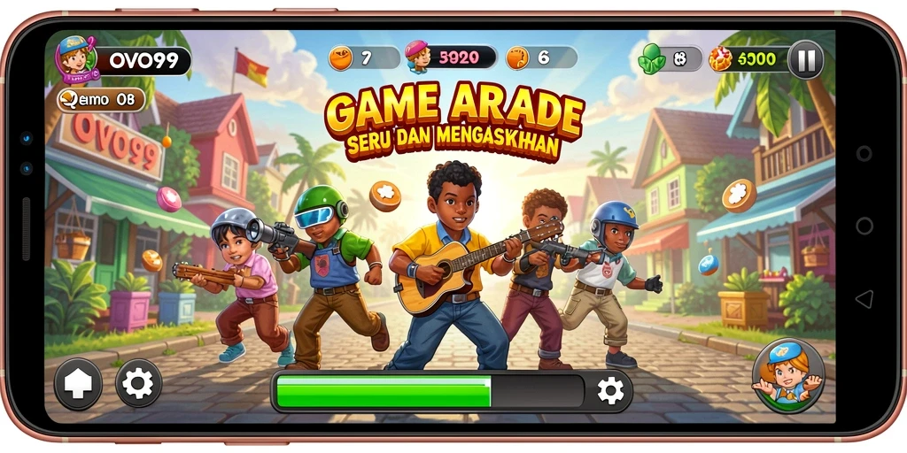 Tampilan gameplay OVO99 yang dinamis dan mengasyikkan.