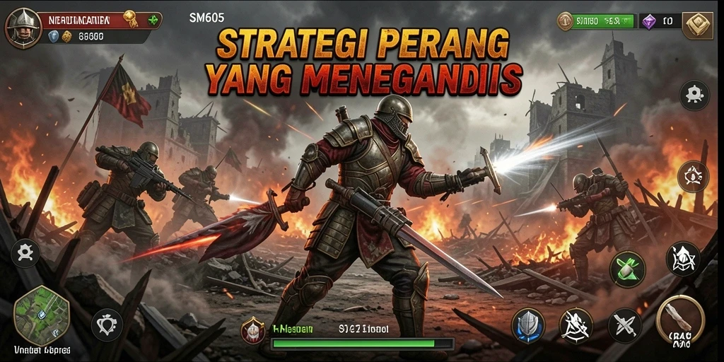 Gameplay seru SM605 yang menantang ketangkasan strategi Anda.